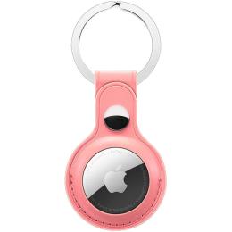 Чехол для Apple AirTag - Leather Key Ring (Pink Sand) HC