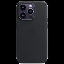 Чохол Leather Case with MagSafe для Apple iPhone 14 Pro Midnight AAA