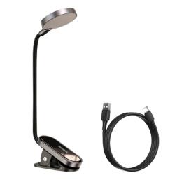Настольная лампа Baseus Comfort Reading Mini Clip Lamp Dark Gray (DGRAD-0G)