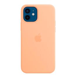 Чохол Silicone Case з MagSafe для Apple iPhone 12 / 12 Pro (Cantaloupe) ААА