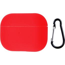 Чохол Silicone Case + Carabine для Apple AirPods Pro 2 Red