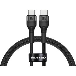 Кабель Senteo ST-01 Montes Series USB-C to USB-C 100W 1m Black