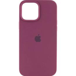 Чохол Silicone Case для Apple iPhone 15 Pro Max Plum AA