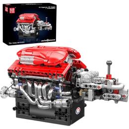 Конструктор Mould King Mking Двигатель и коробка передач Supercar V12 (10226)