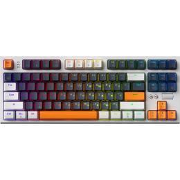 Клавіатура GamePro MK180 Hot-Swap Red Swich RGB USB White (MK180W)