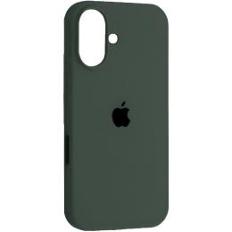 Чохол Silicone Case для Apple iPhone 16 Cyprus Green AA