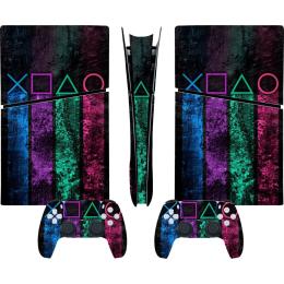 Наклейки для консоли DK Console Skin Sticker для PS5 Slim Digital (0235)