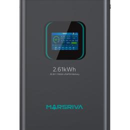 Аккумулятор Marsriva LiFePO4 24V (25.6V/102Ah/2611Wh) (MR-LFP24-100-WMD)