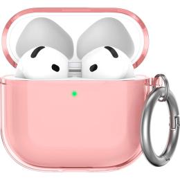 Чохол AhaStyle Silicone Case для Apple AirPods 4 Transparent Pink (CP-WG164-CPK)
