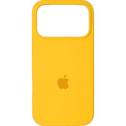 Чехол Silicone Case для Apple iPhone 17 Pro Max Canary Yellow AA