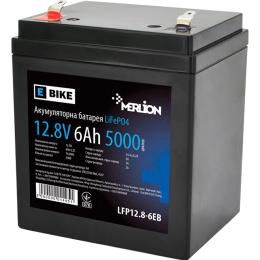 Аккумулятор Merlion GEL 12V (12V/6Ah/76.8Wh) (LFP12.8-6EB)