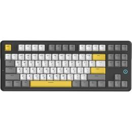 Клавиатура Ajazz AK870 V2 Flying Fish Switch Black/Grey/Yellow (AK870-V2-FF-BGY)