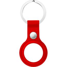 Чехол для поисковой метки Apple AirTag Leather Key Ring (Red Product) HC