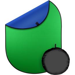 Фон хромакей AC Prof CO1520 200х150cm Green/Blue