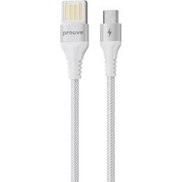 Кабель Double Way Weft USB-A to Micro-USB 1m White (CCDW20001302)
