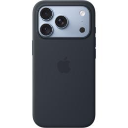 Чехол Silicone Case with Button, Animation & MagSafe для Apple iPhone 18 Pro Navy AAA