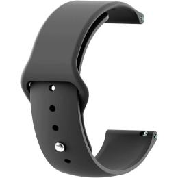 Универсальный ремешок DK Silicone Band для Samsung Watch 22mm Dark Gray