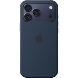 Чохол Silicone Case with Button, Animation & MagSafe для Apple iPhone 17 Pro Max Midnight AAA