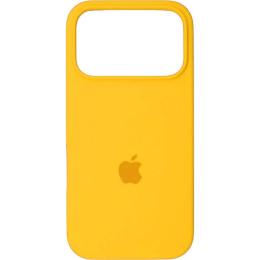 Чехол Silicone Case для Apple iPhone 17 Pro Canary Yellow AA