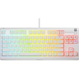 Клавиатура SteelSeries Apex 3 TKL UA White (64819)