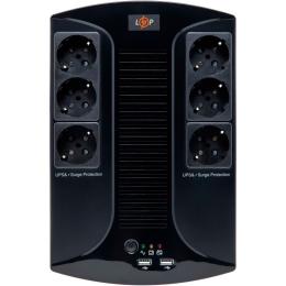 Джерело безперебійного живлення (ДБЖ) LogicPower 650VA-6PS (4324)