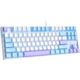 Клавиатура MageGee MK-Star Red Switch Blue/White (6971969721371-UA)