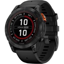 Смарт-годинник Garmin Fenix 7 Pro Solar Edition Slate Gray with Black Band (010-02777-00)