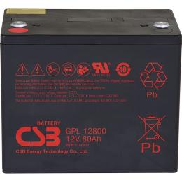 Акумулятор CSB AGM 12V (12V/80Ah/960Wh) (GPL12800)