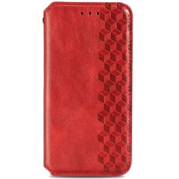 Чохол-книжка GETMAN Cubic (PU) для Xiaomi Redmi Note 10 5G / Poco M3 Pro (Red)