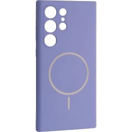 Чохол DK Luxury Silicone Case with MagSafe для Samsung Galaxy S25 Ultra Elegant Purple