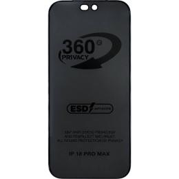 Защитное стекло DK 360° Privacy Anti-Static Glass для Apple iPhone 18 Pro Max Black