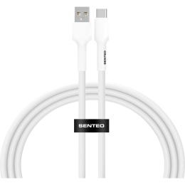 Кабель Senteo SL-03 Silica Gel USB-A to USB-C 2m White