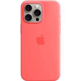 Чохол Silicone Case with MagSafe для Apple iPhone 15 Pro Max Guava AAA