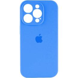Чохол Silicone Case Camera Protect для Apple iPhone 16 Pro Surf Blue AA