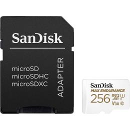 Карта памяти SanDisk microSDXC 256GB UHS-I Max Endurance U3 V30 R-100MB/s + SD Adapter (SDSQQVR-256G-GN6IA)