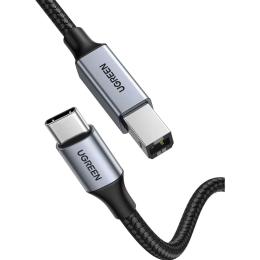 Кабель Ugreen US370 USB-C to USB-B 1.0m (45034)