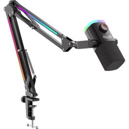 Микрофон Fifine AmpliGame AM8PROT RGB Black