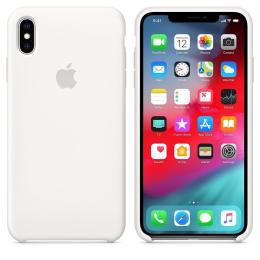 Чохол Silicone Case для Apple iPhone XS Max (White) ААА