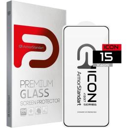 Захисне скло ArmorStandart Full Icon Glass для Xiaomi 15 Black (ARM82379)