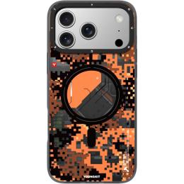 Чехол YoungKit Camouflage with Magnetic Ring для Apple iPhone 17 Pro Max Orange Camo