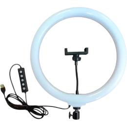 Кольцевая LED лампа DK 3D-26 RGB 26см