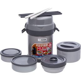 Набір для ланчу Zojirushi SL-JAF14HG 1.23 л Silver (1678.00.91)