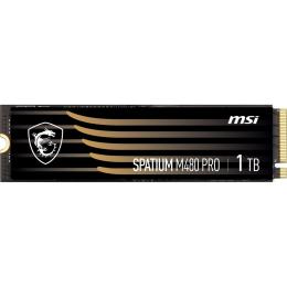 SSD накопитель MSI Spatium M480 Pro 1TB (S78-440L1G0-P83)