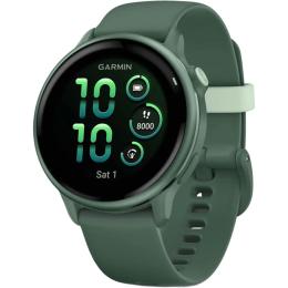 Смарт-годинник Garmin Vivoactive 6 Metallic Jasper Green with Jasper Green Band (010-02985-02)