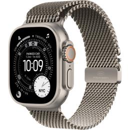 Смарт-часы Apple Watch Ultra 3 49mm Natural Titanium Case with Natural Titanium Milanese Loop Medium (MEWY4)