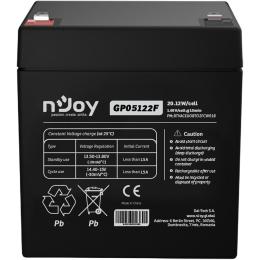 Аккумулятор Njoy GP05122F AGM 12V (12V/5Ah/60Wh) (BTVACEUOATF2FCN01B)