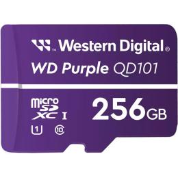 Карта памяти WD QD101 microSDXC 256GB Class 10 UHS-I U1 V10 (R-100 MB/s) Purple (WDD256G1P0C)