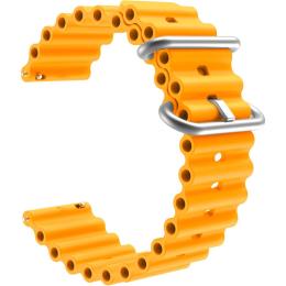 Універсальний ремінець для смарт-годинників Ocean Band 20mm Orange