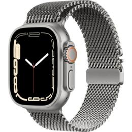 Ремінець DK New Milanese Loop для Apple Watch 42/44/45/46/49mm Silver