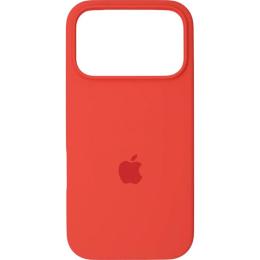Чехол Silicone Case для Apple iPhone 17 Pro Max Pink Orange AA